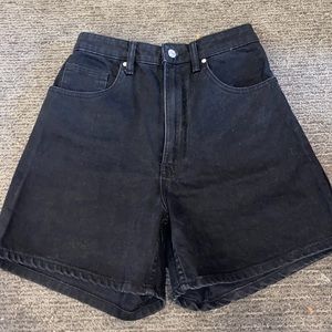 ZARA high waisted Mom Jean Shorts